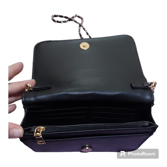 Studio Badgley Mischka Diamond Quilted Crossbody With Studs - NWT - Picture 5 of 16